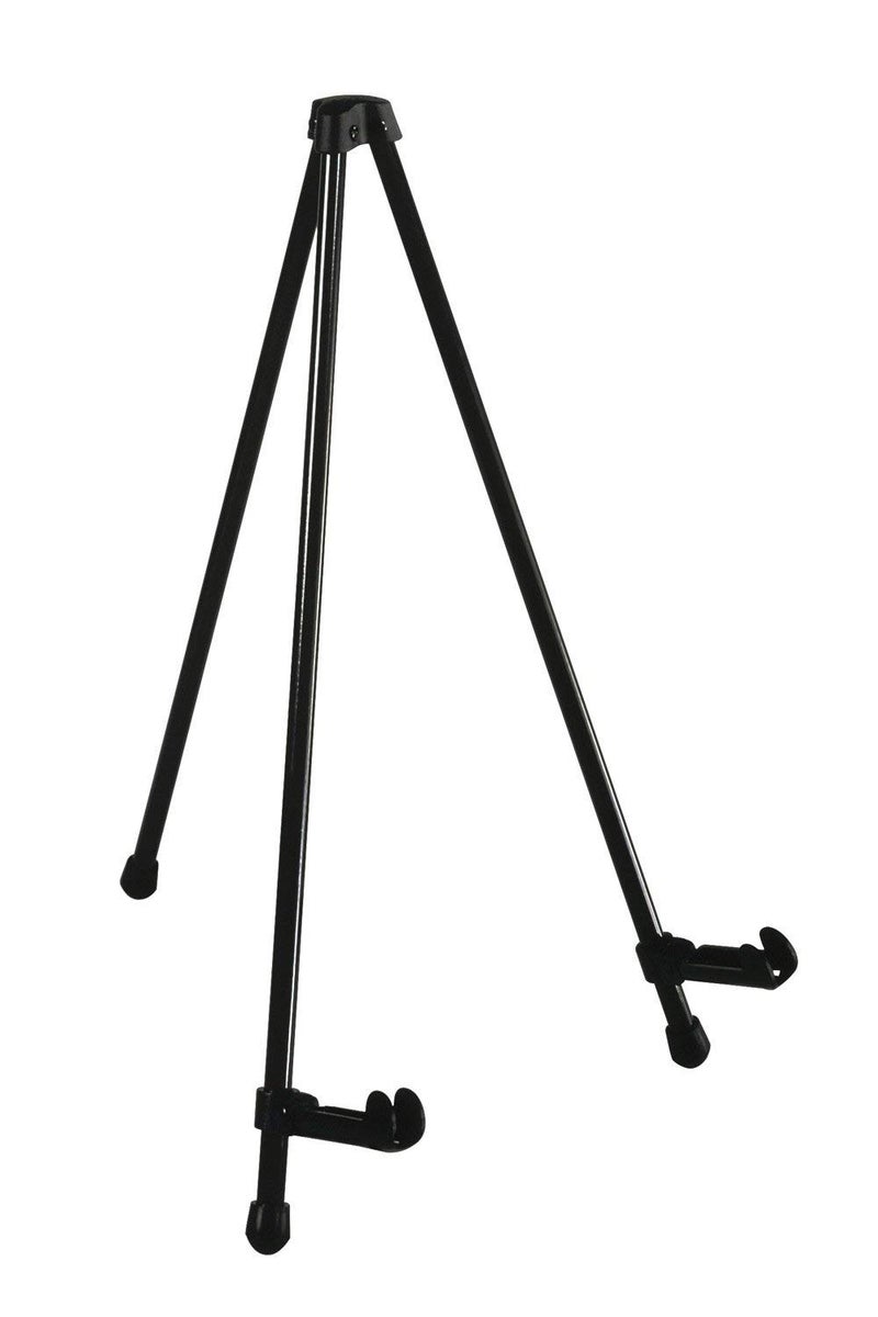 SD Studio Designs E-Z Tabletop Easel â€“ Portable Folding Metal Art Easel for Painting, Drawing, Canvas & Display â€“ Lightweight Steel, Black - Image 1